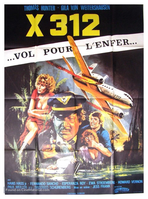 X312 - Flug zur H&ouml;lle - French Movie Poster