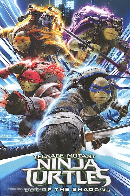 Teenage Mutant Ninja Turtles: Out of the Shadows - Movie Cover