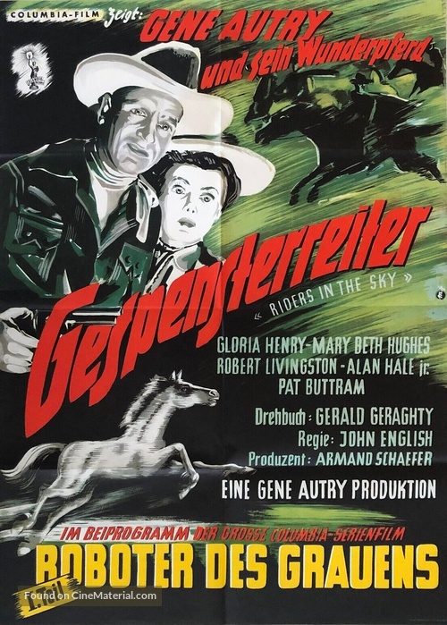 Riders in the Sky - German Combo movie poster