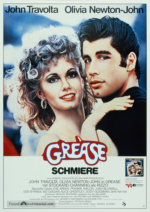 Grease - German Movie Poster