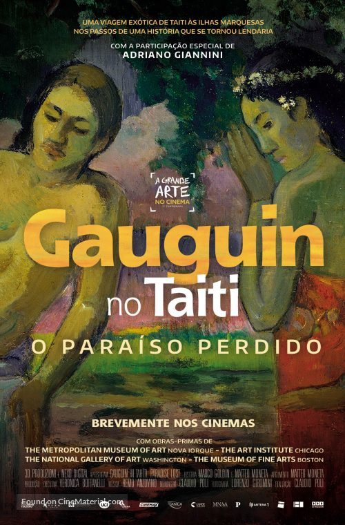 Gauguin a Tahiti. Il paradiso perduto - Portuguese Movie Poster