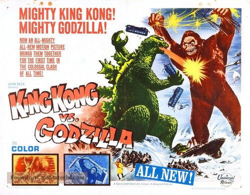King Kong Vs Godzilla - Movie Poster