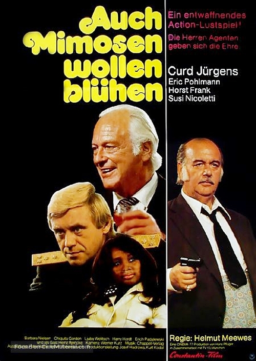 Auch Mimosen wollen bl&uuml;hen - German Movie Poster