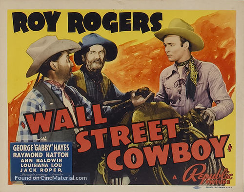 Wall Street Cowboy - Movie Poster