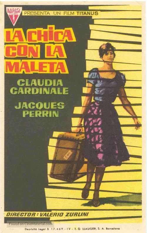 La ragazza con la valigia - Spanish poster