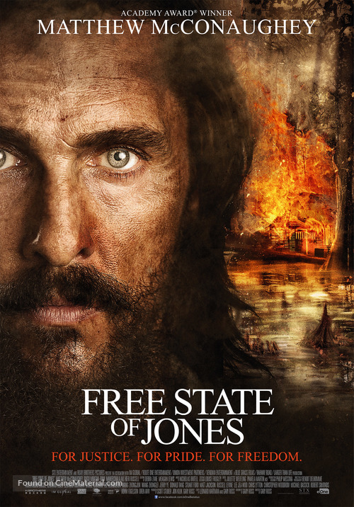 Free State of Jones - Dutch Movie Poster