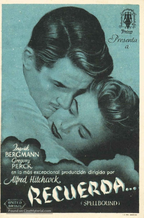 Spellbound - Spanish Movie Poster