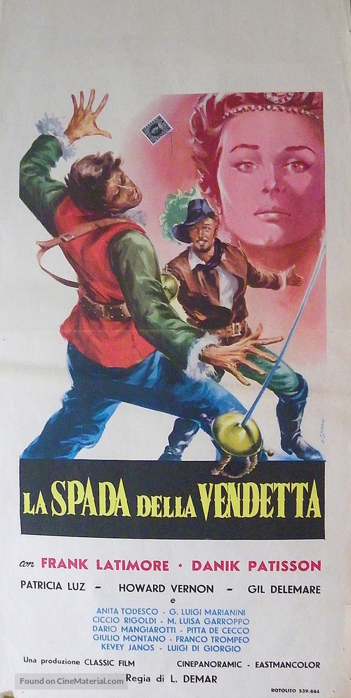 Capitaine temp&ecirc;te - Italian Movie Poster