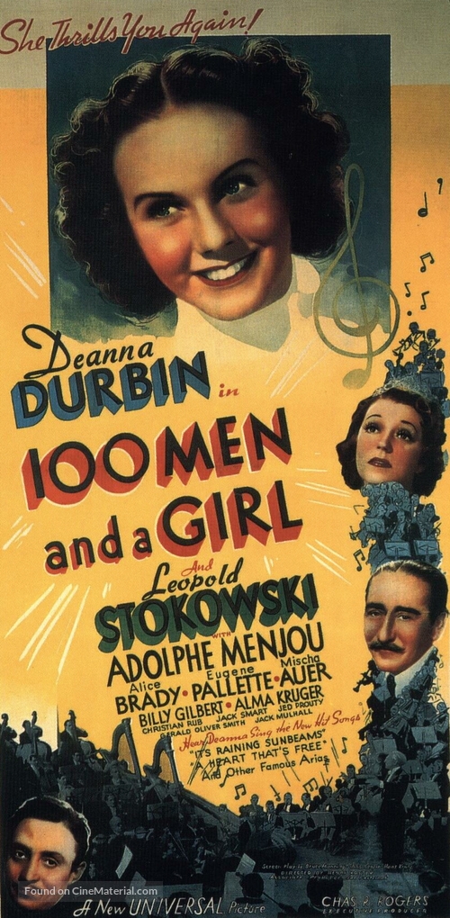 One Hundred Men and a Girl - Movie Poster