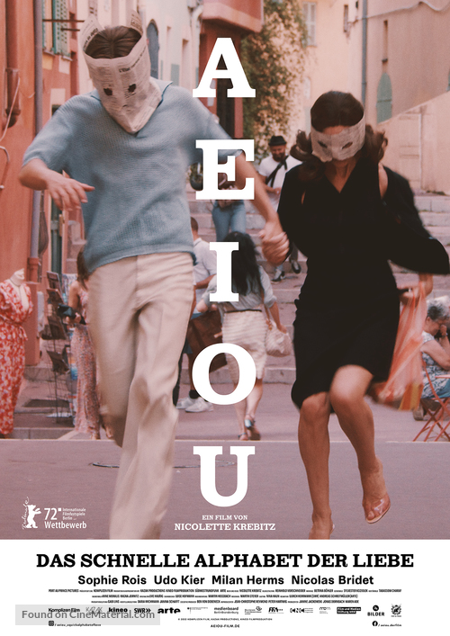 A E I O U - Das schnelle Alphabet der Liebe - German Movie Poster