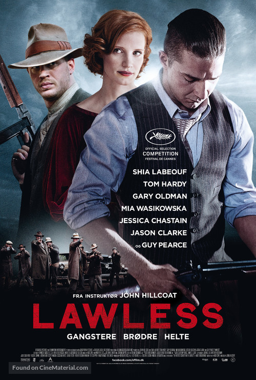 Lawless - Danish Movie Poster