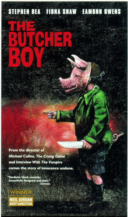 The Butcher Boy - VHS movie cover
