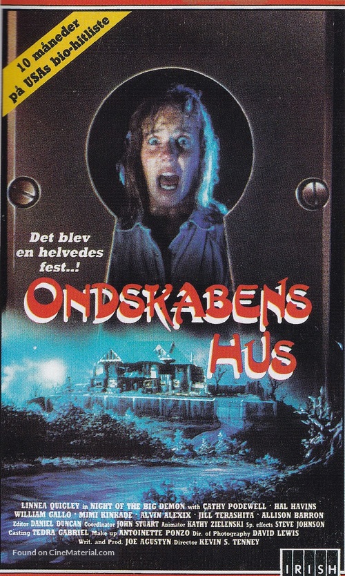 Night of the Demons - Finnish Movie Cover