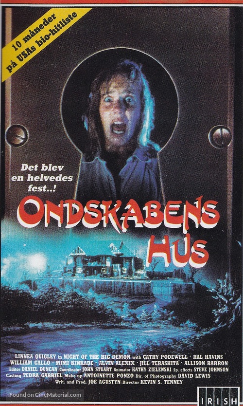 Night of the Demons - Finnish Movie Cover