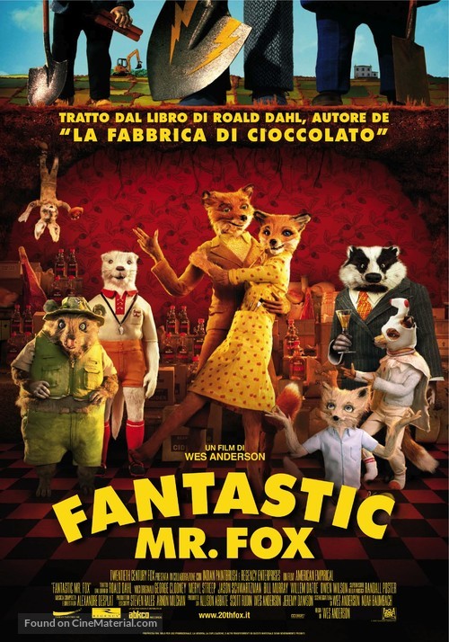 Fantastic Mr. Fox - Italian Movie Poster