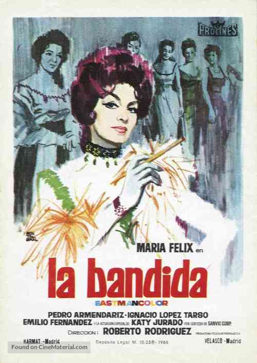 La bandida - Spanish Movie Poster