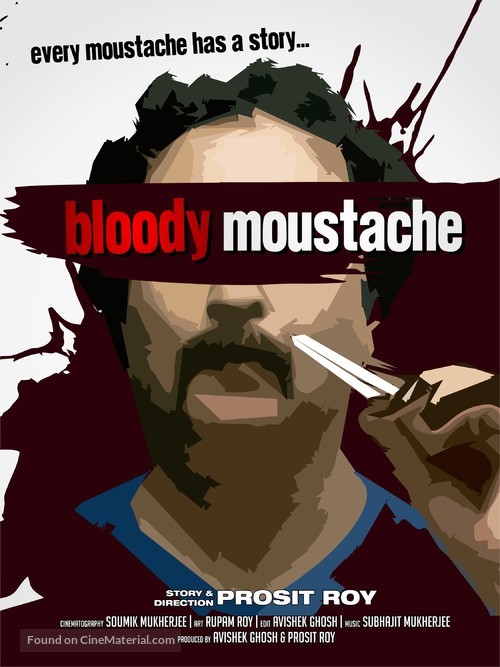 Bloody Moustache - Indian Movie Poster