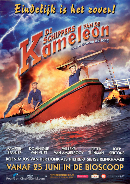 De schippers van de Kameleon - Dutch Movie Poster