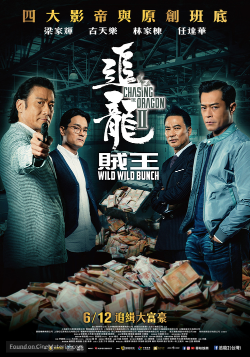 Chasing the Dragon II: Wild Wild Bunch - Taiwanese Movie Poster