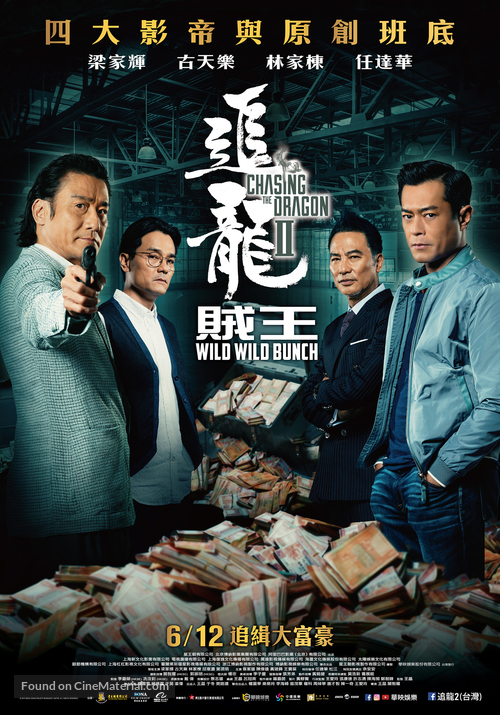 Chasing the Dragon II: Wild Wild Bunch - Taiwanese Movie Poster