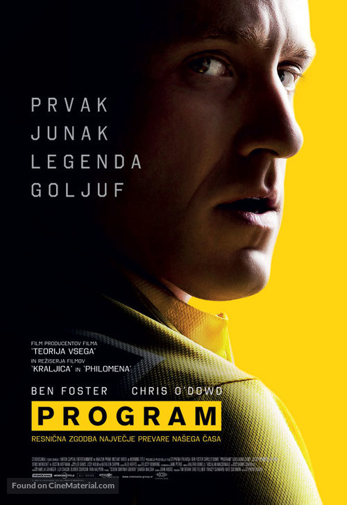 The Program - Slovenian Movie Poster