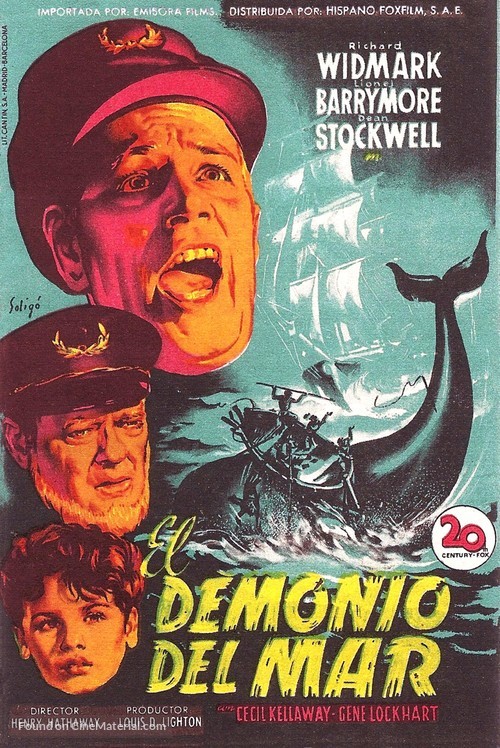 Down to the Sea in Ships - Spanish Movie Poster