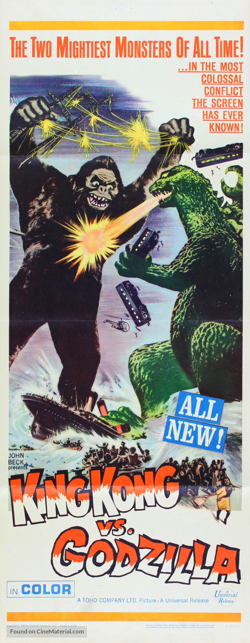 King Kong Vs Godzilla - Movie Poster