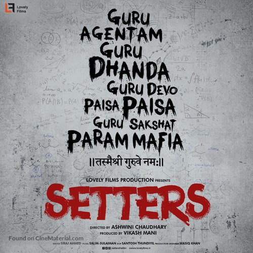 Setters - Indian Movie Poster