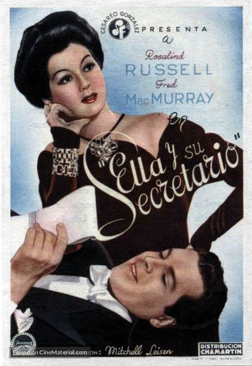 Take a Letter, Darling - Spanish Movie Poster