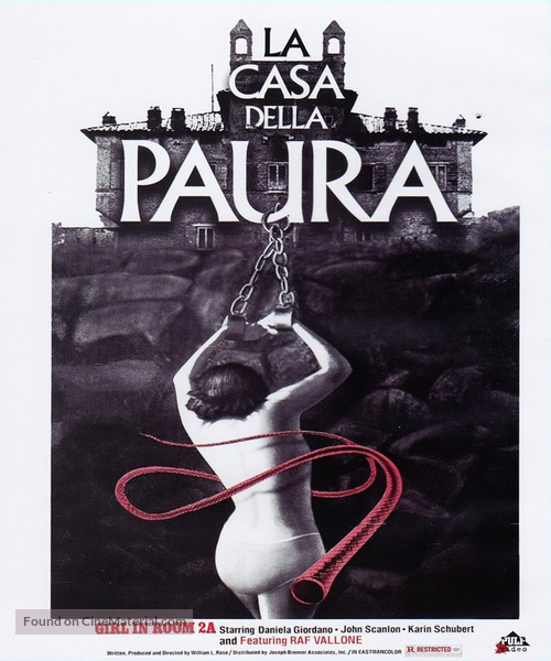Casa della paura, La - Italian Movie Cover