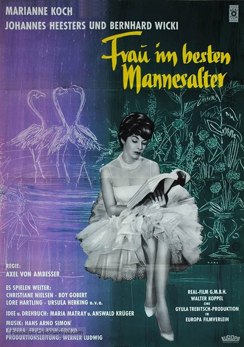 Frau im besten Mannesalter - German Movie Poster