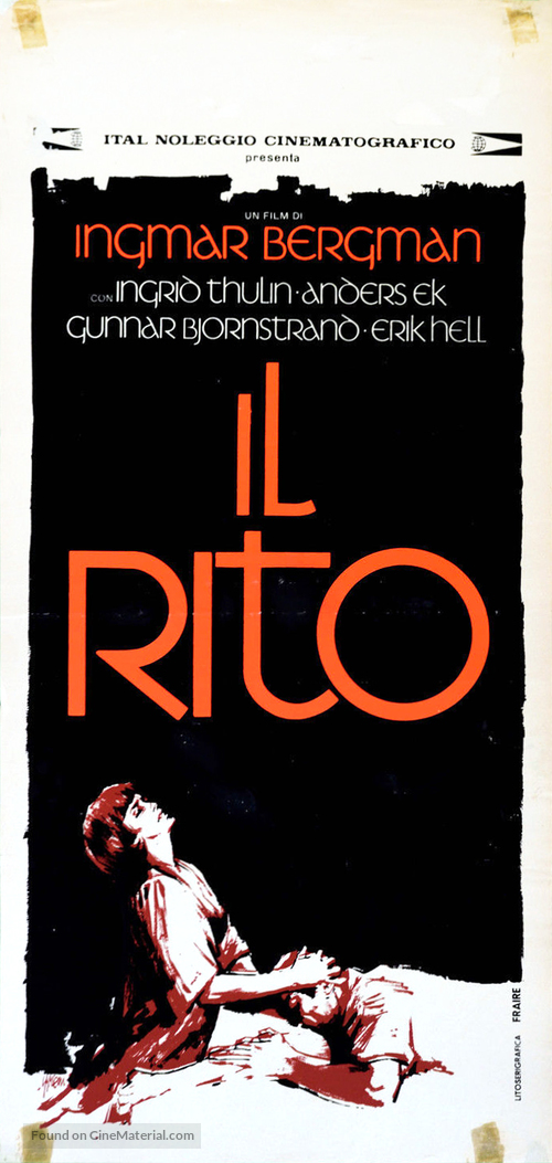 Riten - Italian Movie Poster