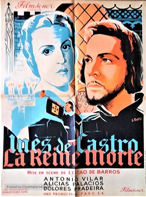In&ecirc;s de Castro - French Movie Poster