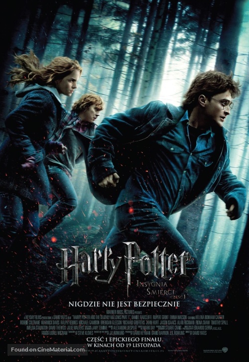 Harry Potter and the Deathly Hallows - Part 1 - Polish Movie Poster