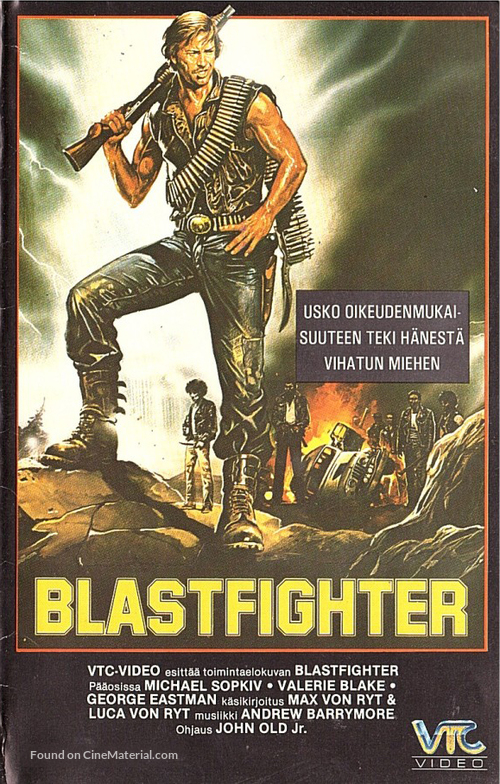 Blastfighter - Finnish VHS movie cover