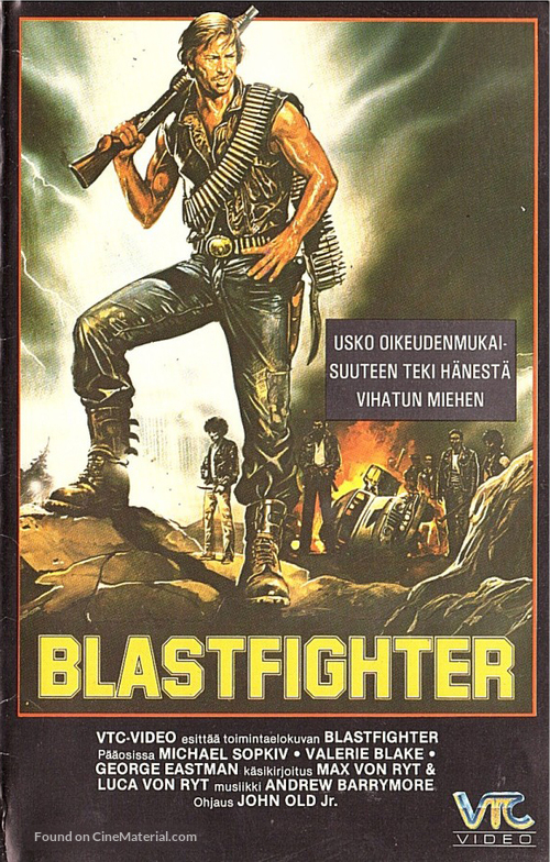Blastfighter - Finnish VHS movie cover