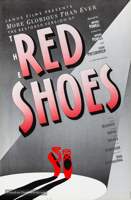 The Red Shoes (1948) British movie poster