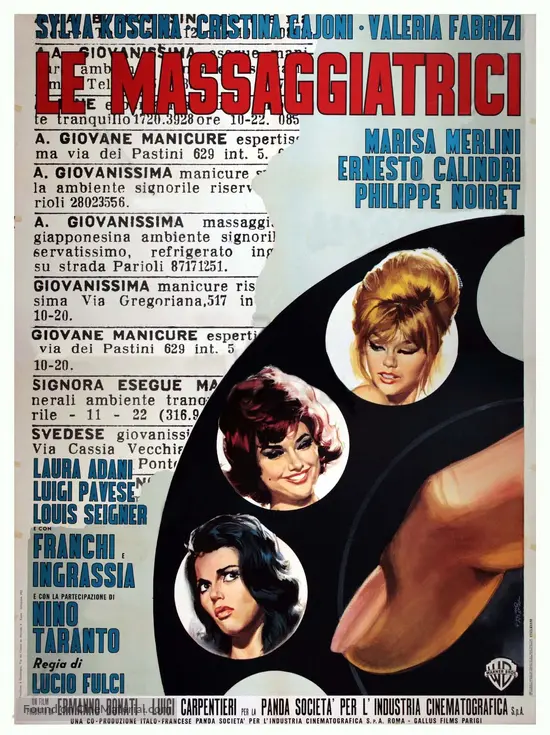 Le massaggiatrici - Italian Movie Poster