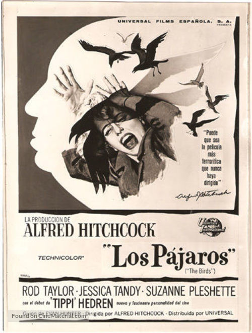 The Birds - Spanish poster