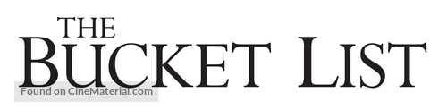 The Bucket List - Logo