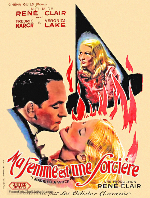 I Married a Witch - French Movie Poster