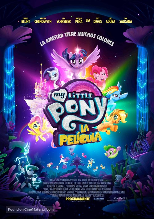 My Little Pony : The Movie - Ecuadorian Movie Poster