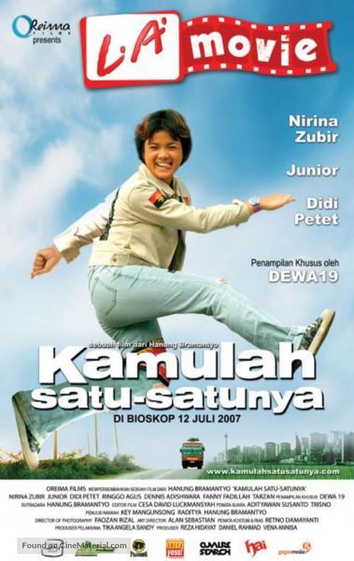 Kamulah satu-satunya - Indonesian Movie Poster