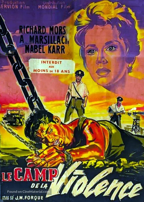 Un hecho violento - French Movie Poster