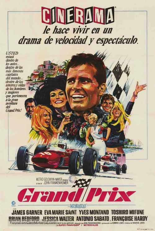 Grand Prix - Argentinian Movie Poster