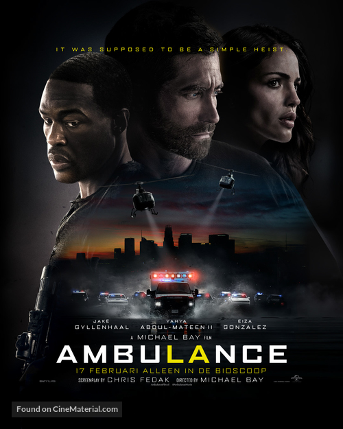 Ambulance - Dutch Movie Poster