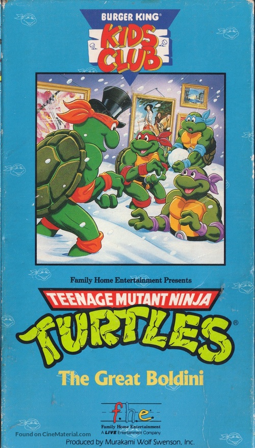 &quot;Teenage Mutant Ninja Turtles&quot; - VHS movie cover