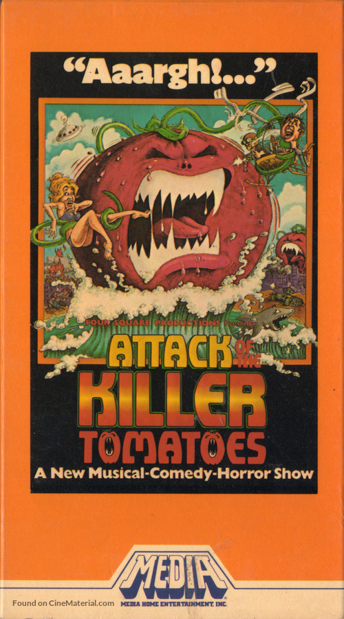 Attack of the Killer Tomatoes! - VHS movie cover