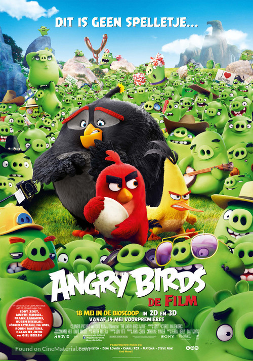The Angry Birds Movie - Dutch Movie Poster