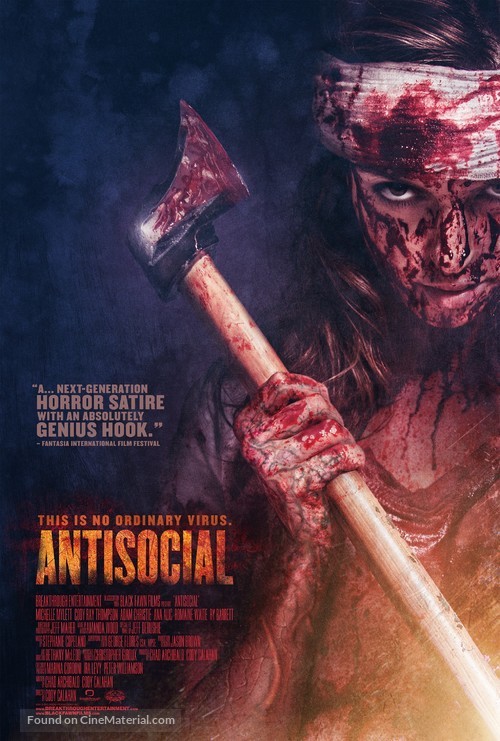 Antisocial - Canadian Movie Poster